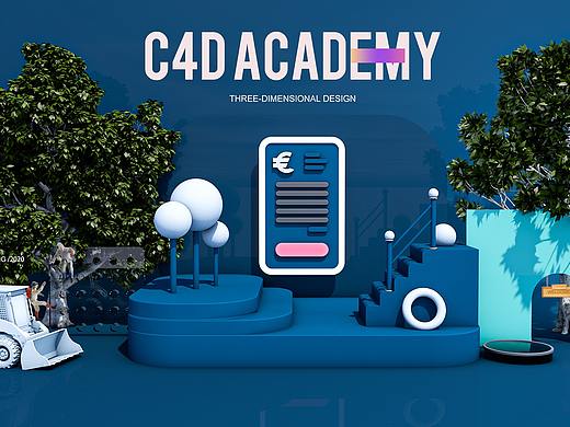 深夜C4D（小場(chǎng)景）（個(gè)人主頁(yè)-ZNDY3NDY3NjA=） - 場(chǎng)景 - 站酷設(shè)計(jì)師憨憨豆同學(xué)原創(chuàng)素材 - 站酷ZCOOL