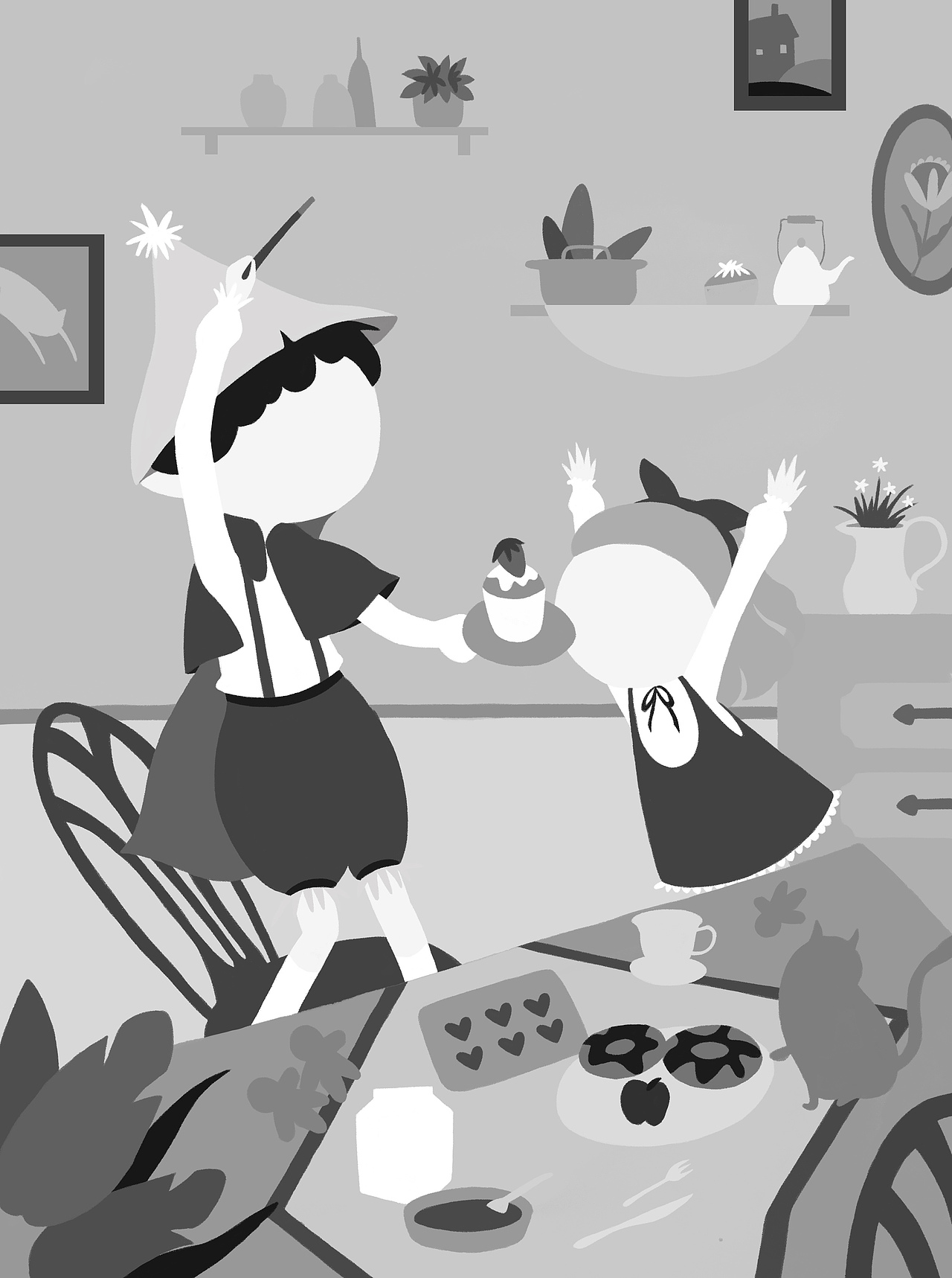 人生第一幅儿插作品（图ZMjAzNjA3MDE2） - 儿童插画 - 站酷设计师阿静_lien原创素材 - 站酷ZCOOL