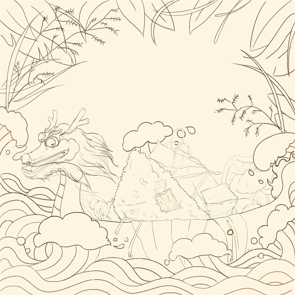 广州酒家粽子包装设计