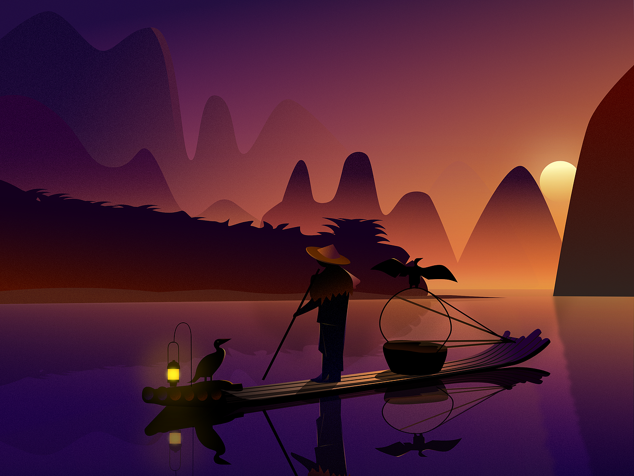 工作闲余时画的一些画，画的不好，继续努力吧