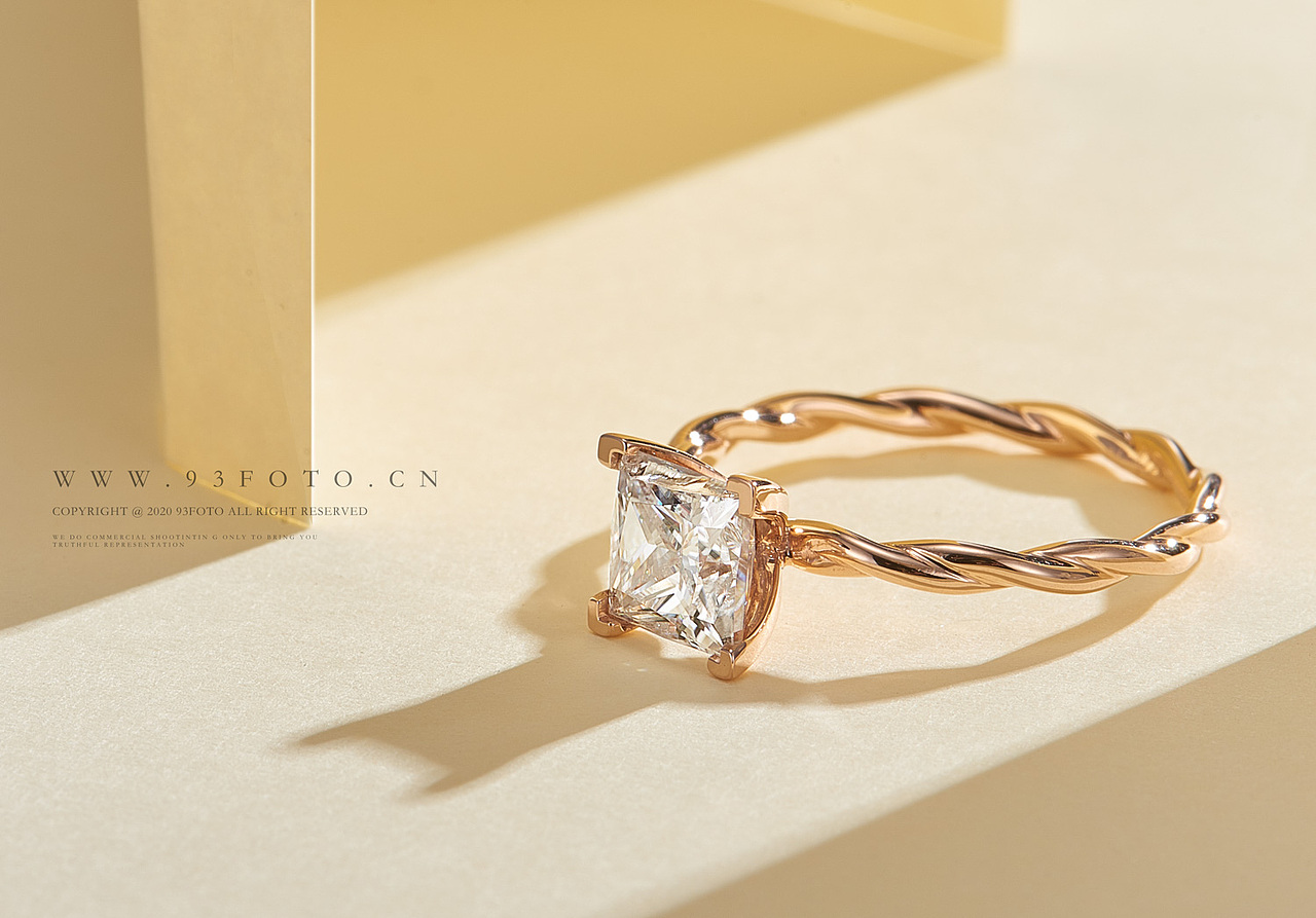 钻戒场景拍摄