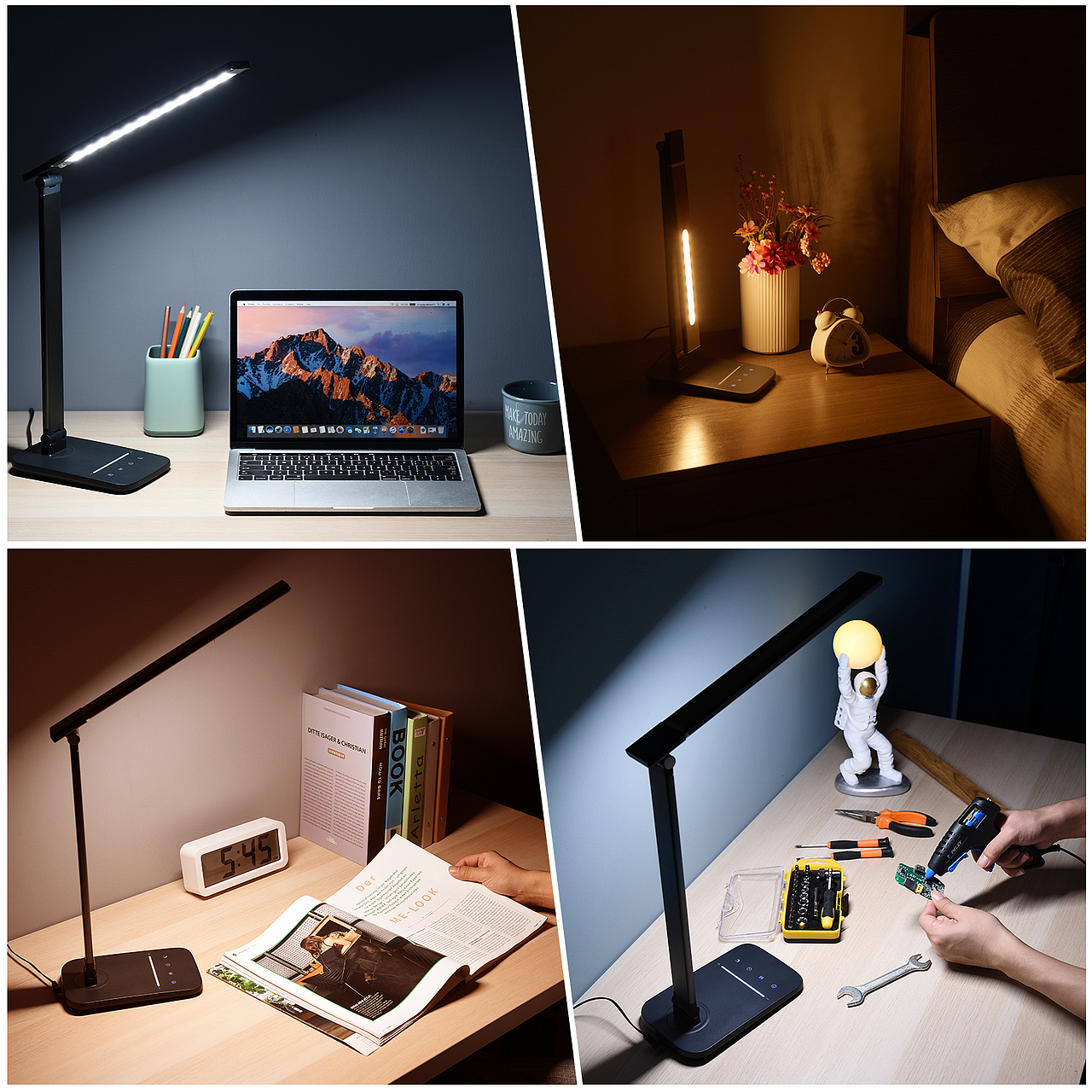 亚马逊金属台灯上架图