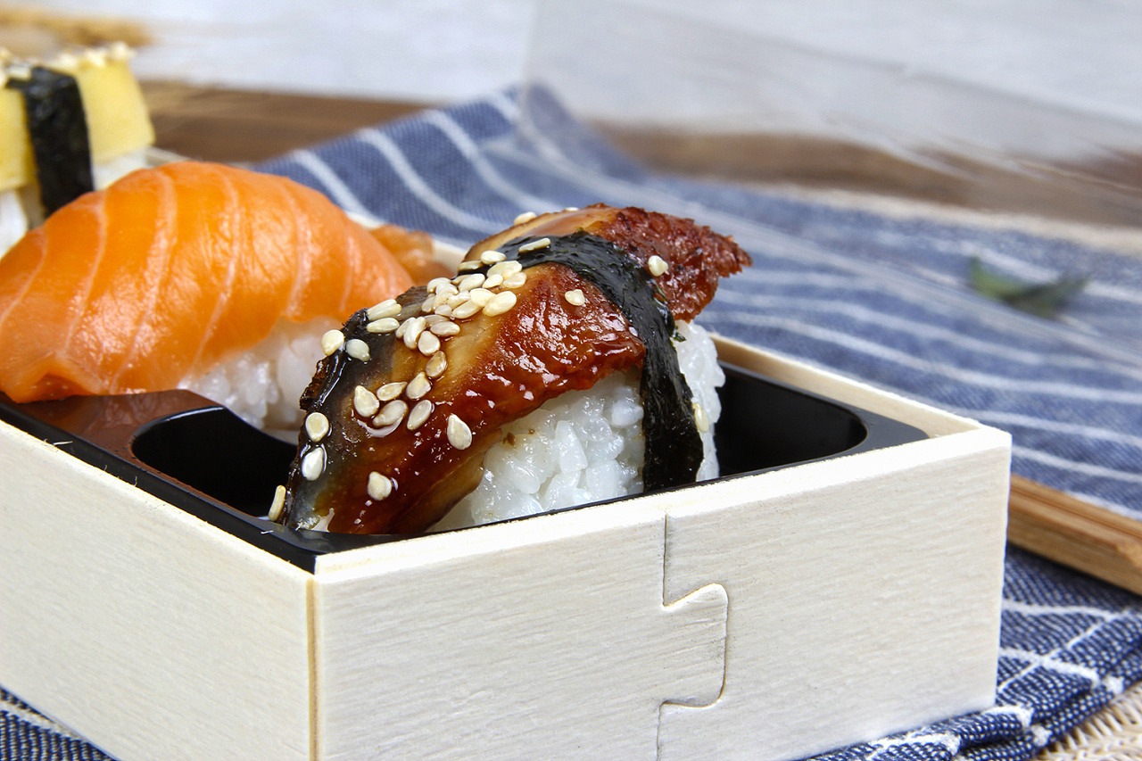 木制包装盒寿司