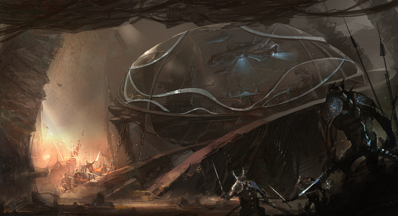 《在即》场景气氛图过程