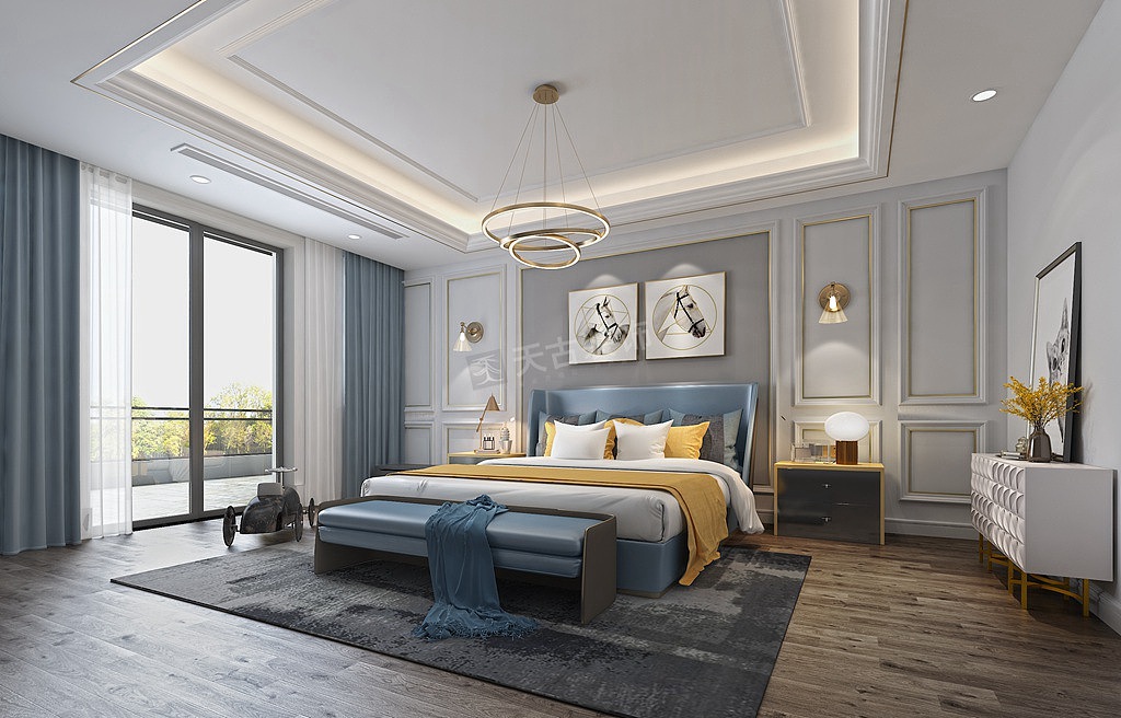 万科颐府装修效果图|重庆800㎡双拼别墅设计案例