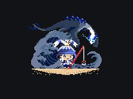 普吉島的寶可夢(mèng)-Phukemon像素畫