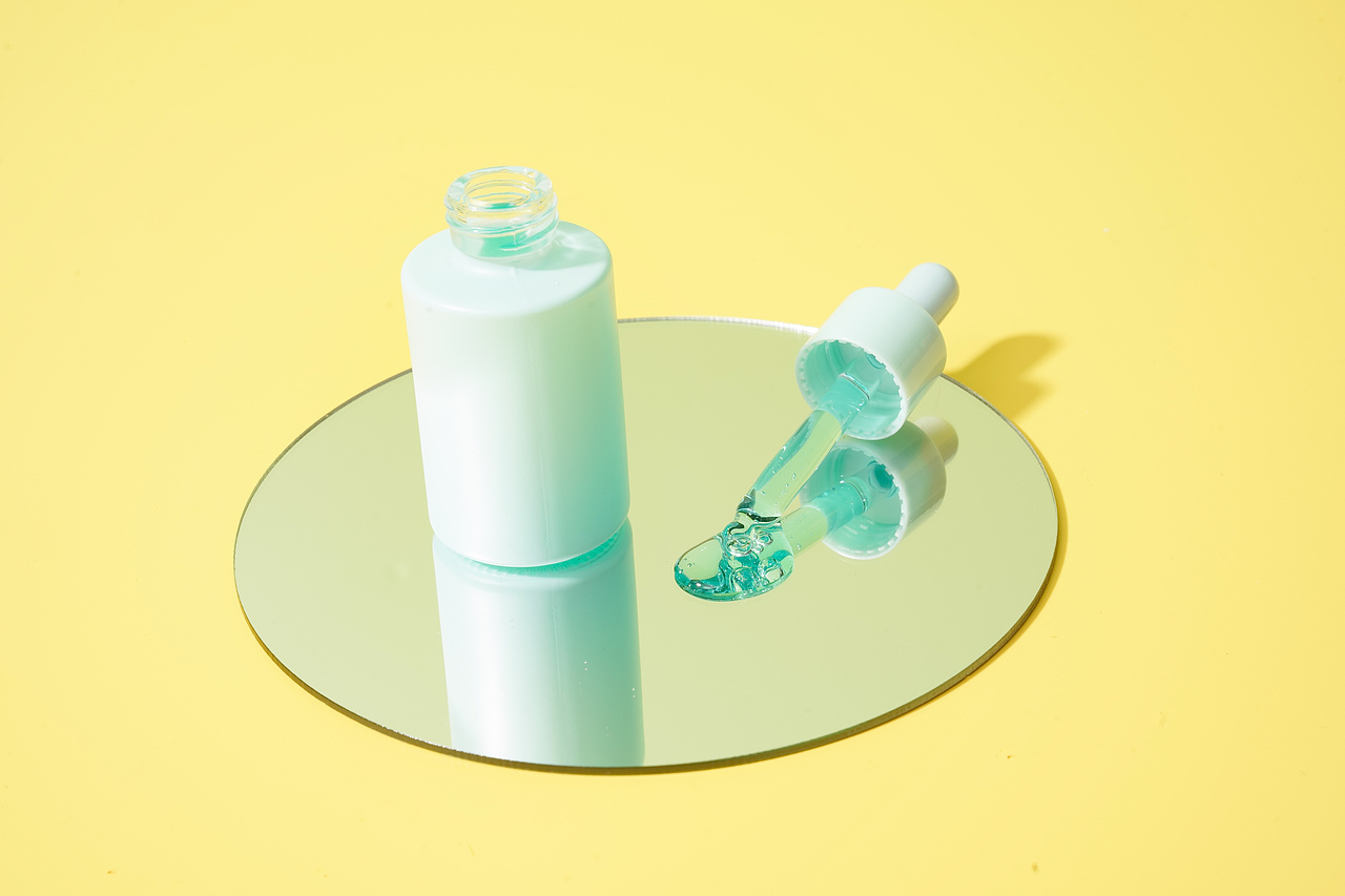 七彩精华液拍摄