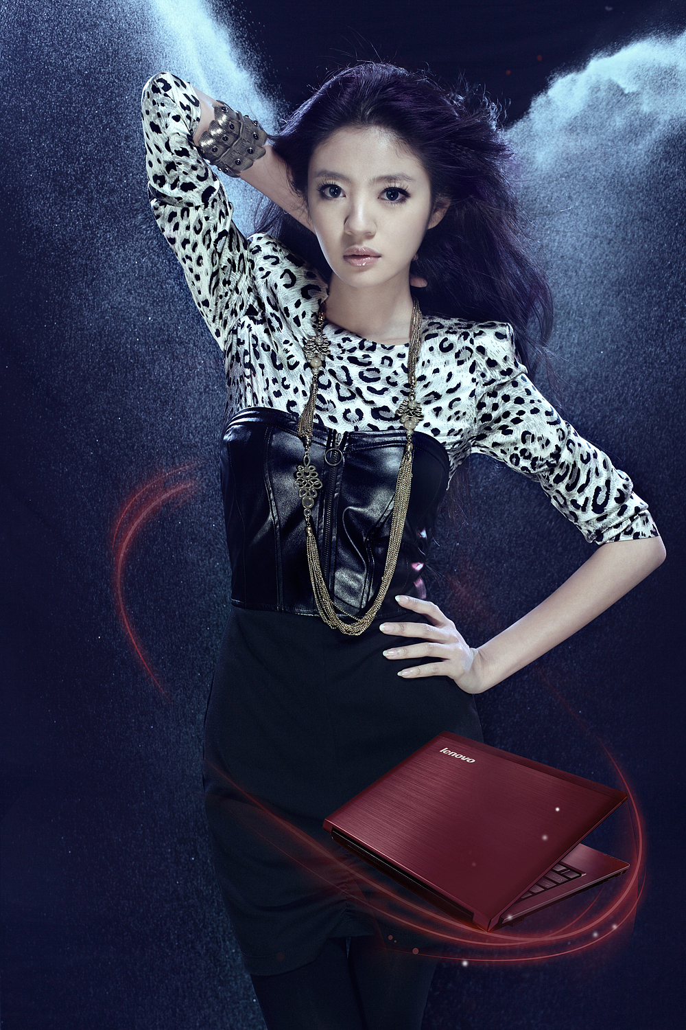 轩美人 安以轩《数码精品》12月刊封面女郎（图ZMjA0NTAyOA==） - 品牌 - 站酷设计师PS朱国栋原创素材 - 站酷ZCOOL