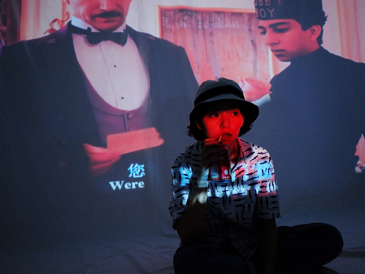 一个下午都和有趣的人在一起