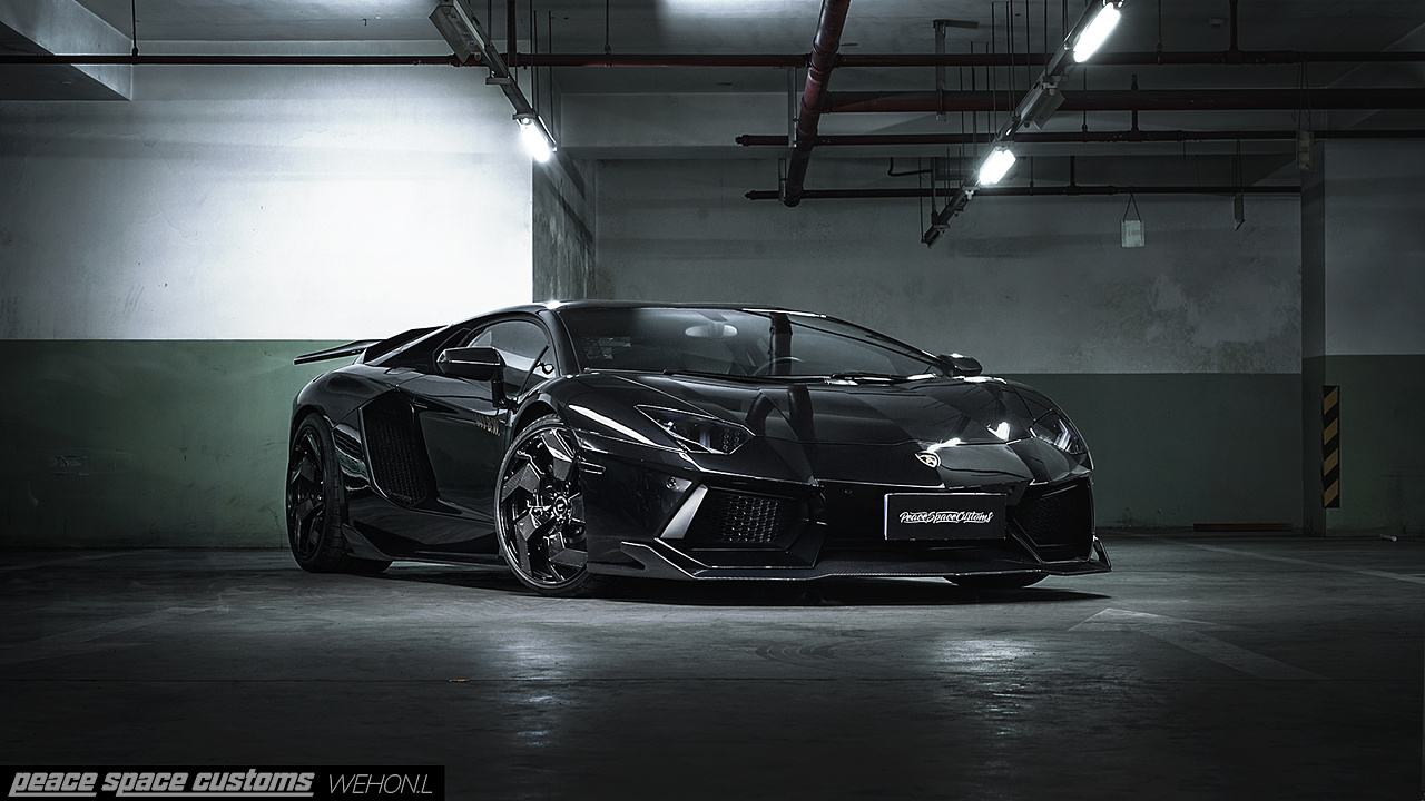 汽车摄影:兰博基尼 lp700 黑武士