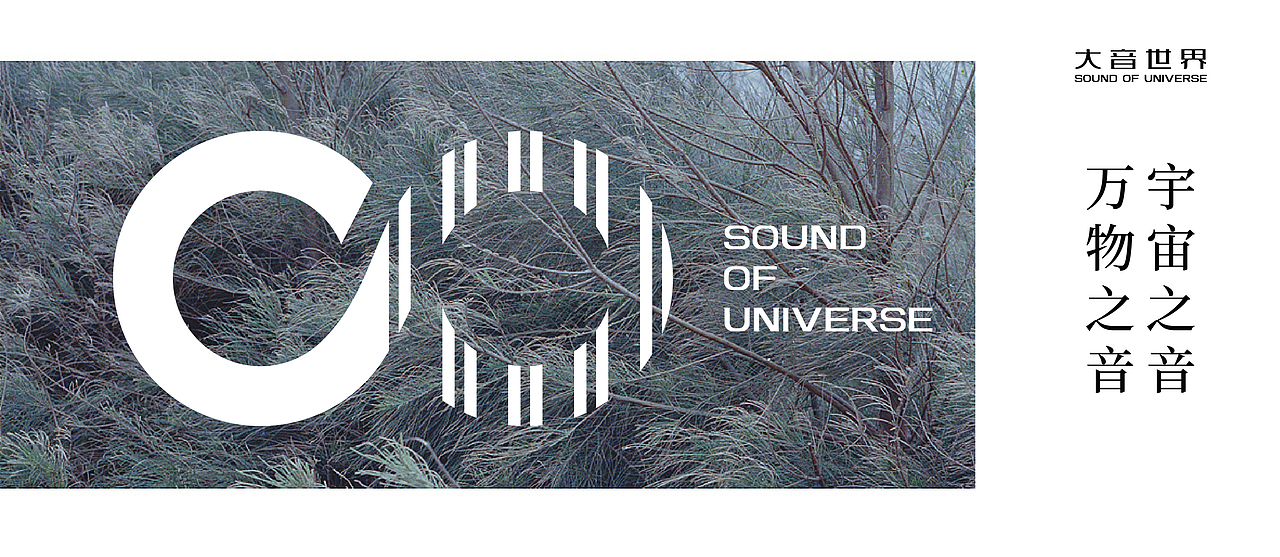 大音世界LOGO设计 聆听世界的声音