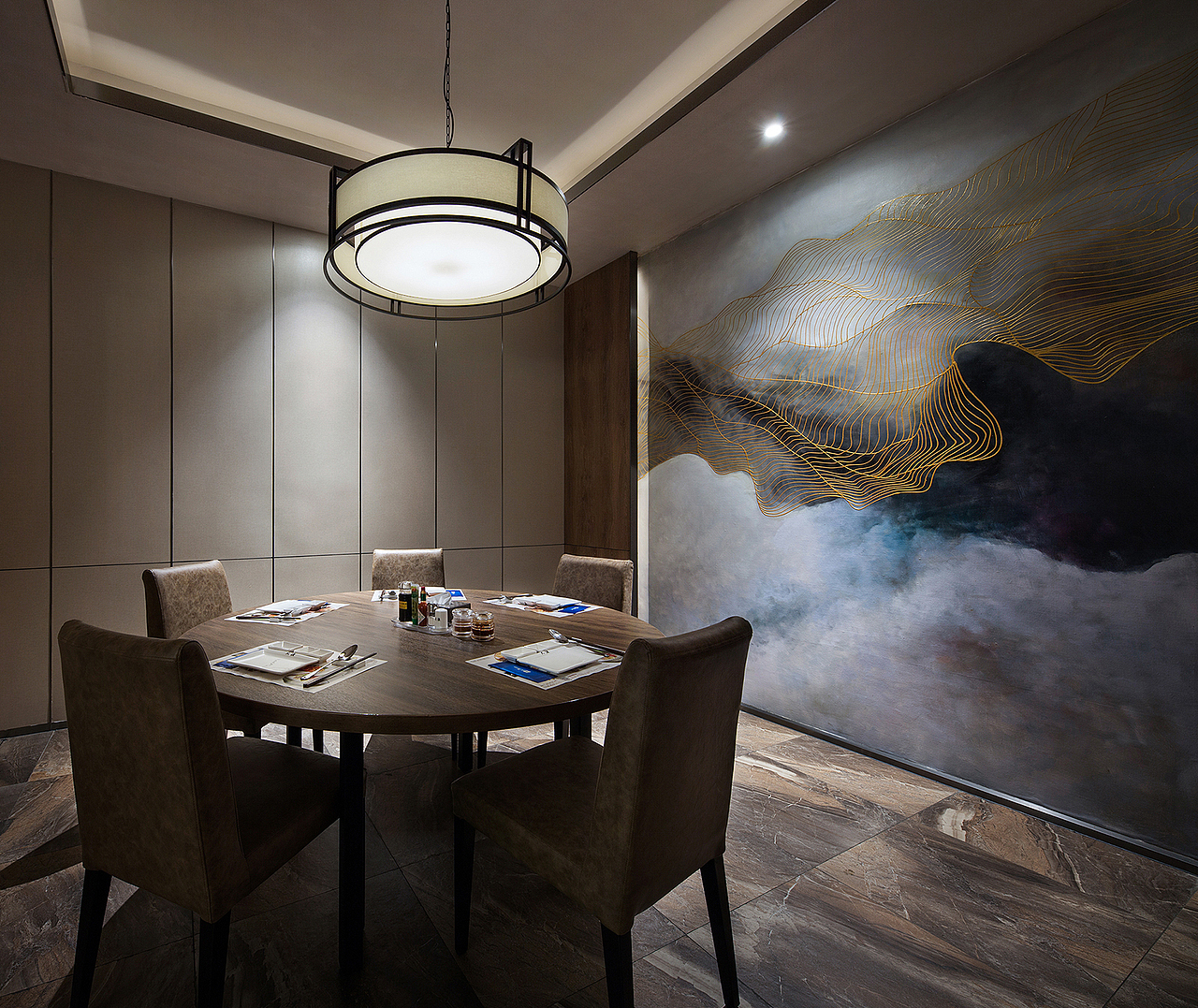 铁板烧设计案例/铁板烧装修案例