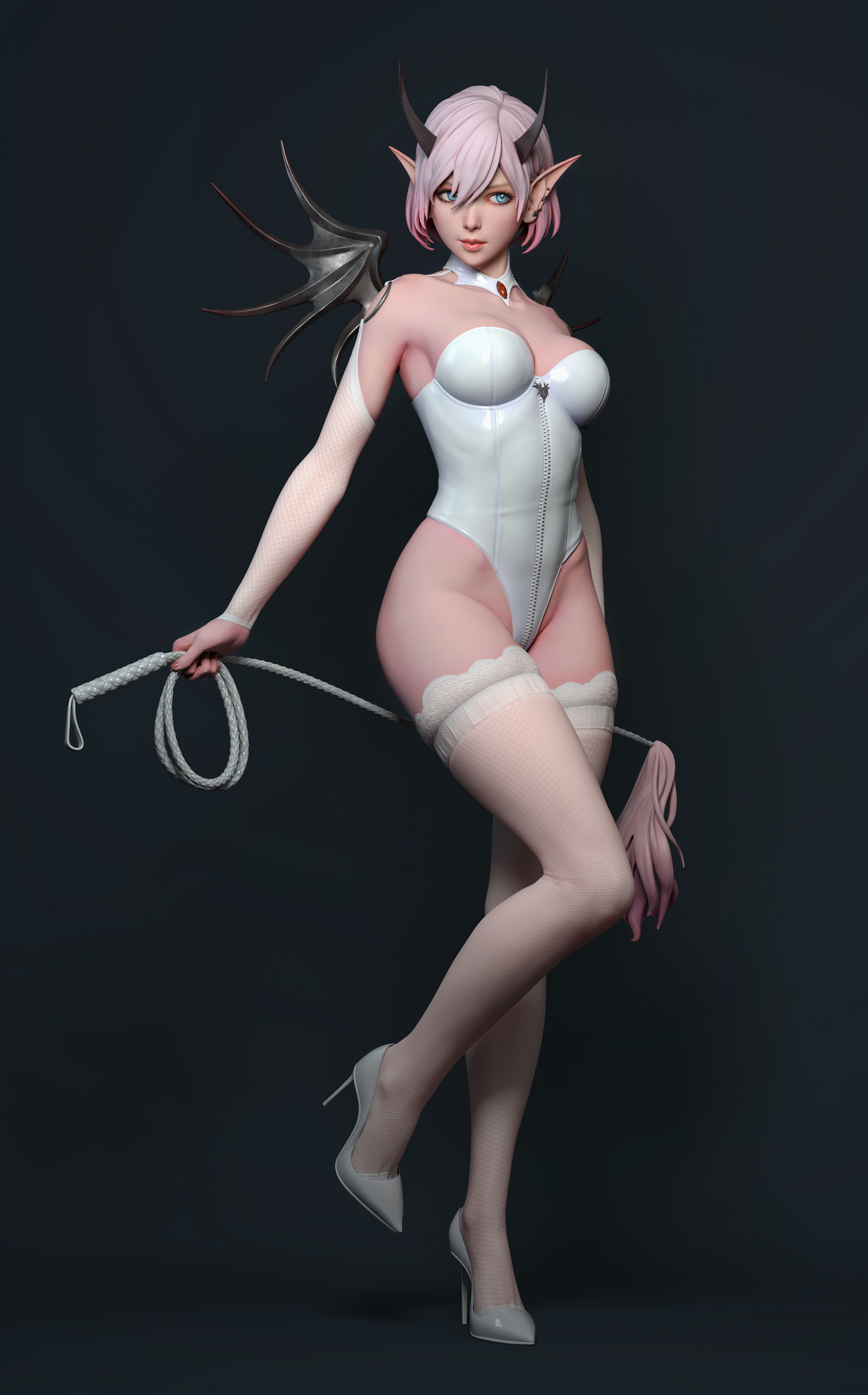 高端模型手办 zbrush|三维|人物/生物|cg高端视频小坤 - 原创作品