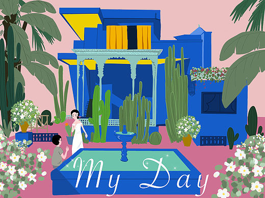 好想去摩洛哥呀（个人主页-ZNjU1MDMxNzI=） - 创作习作 - 站酷设计师柔依Zoe原创素材 - 站酷ZCOOL