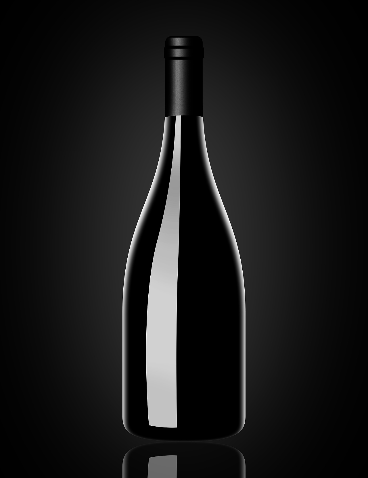 红酒瓶效果图素材随便用