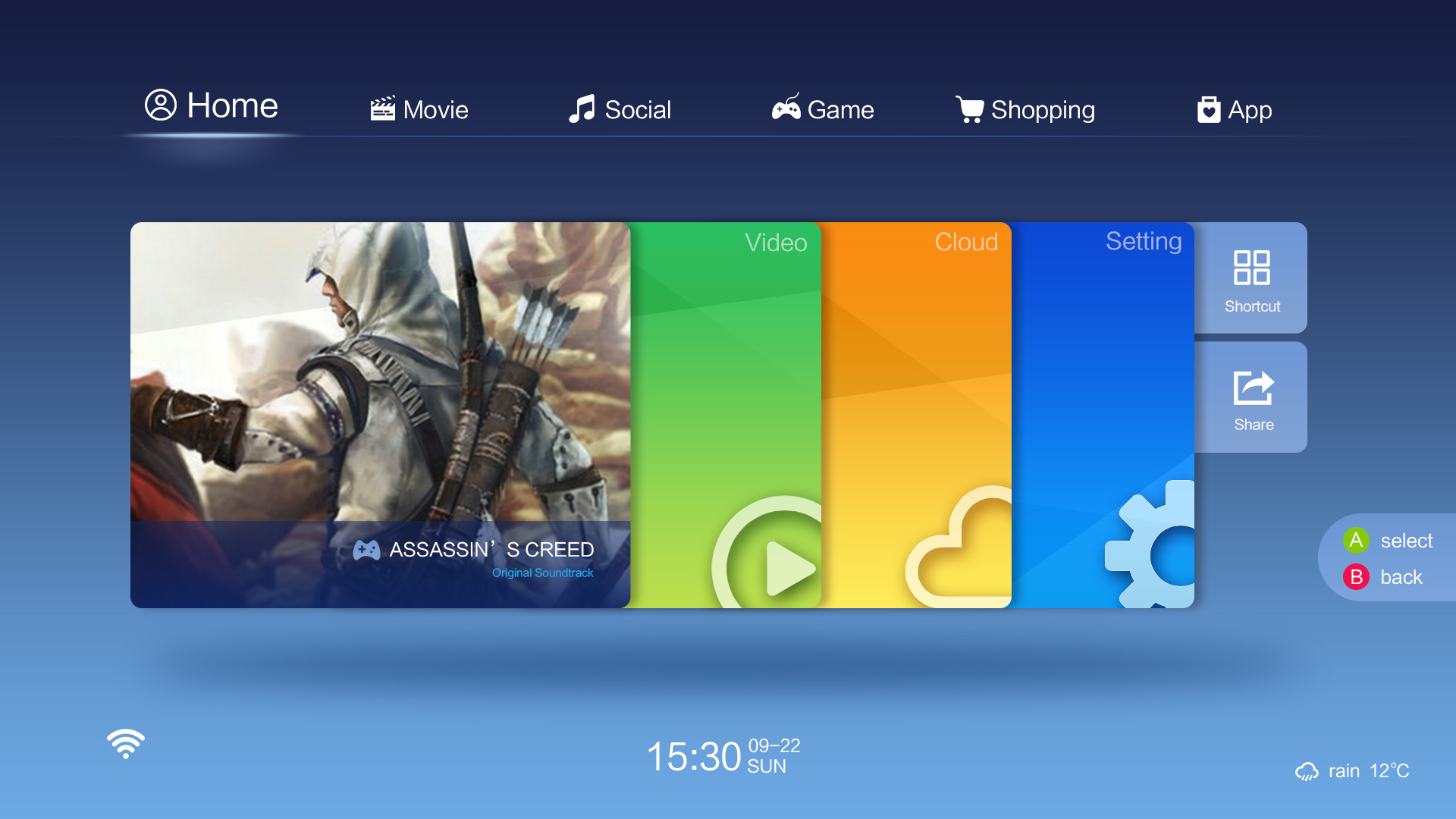 电视tv界面设计|ui|其他ui |心悟灵 - 原创作品 - 站酷 (zcool)