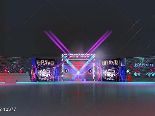 铁艺多元素户外街头活动快闪店美陈设计效果图