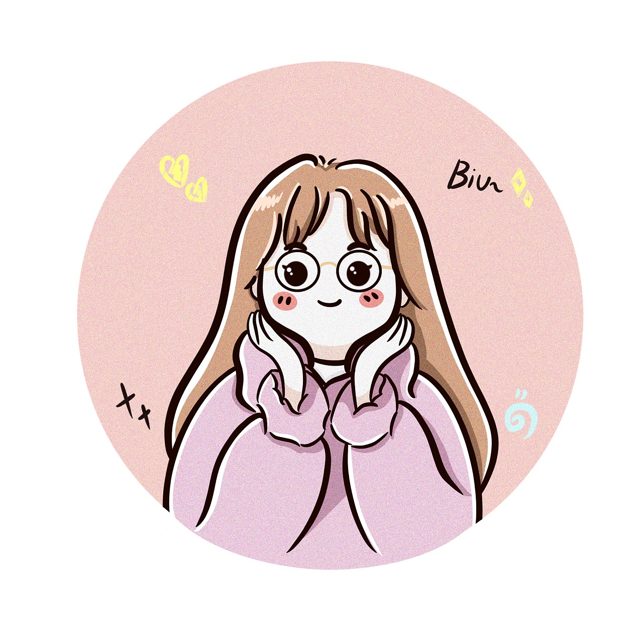 q版头像|动漫|单幅漫画|画画的甜橙 - 原创作品 - 站酷 (zcool)