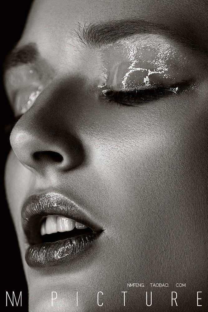 妆面造型中性灰修图练习