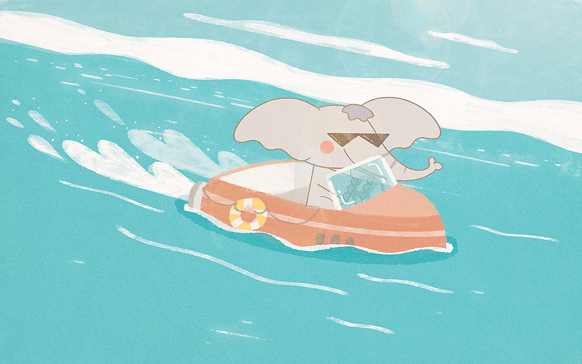 【绘本】小象的幻想岛