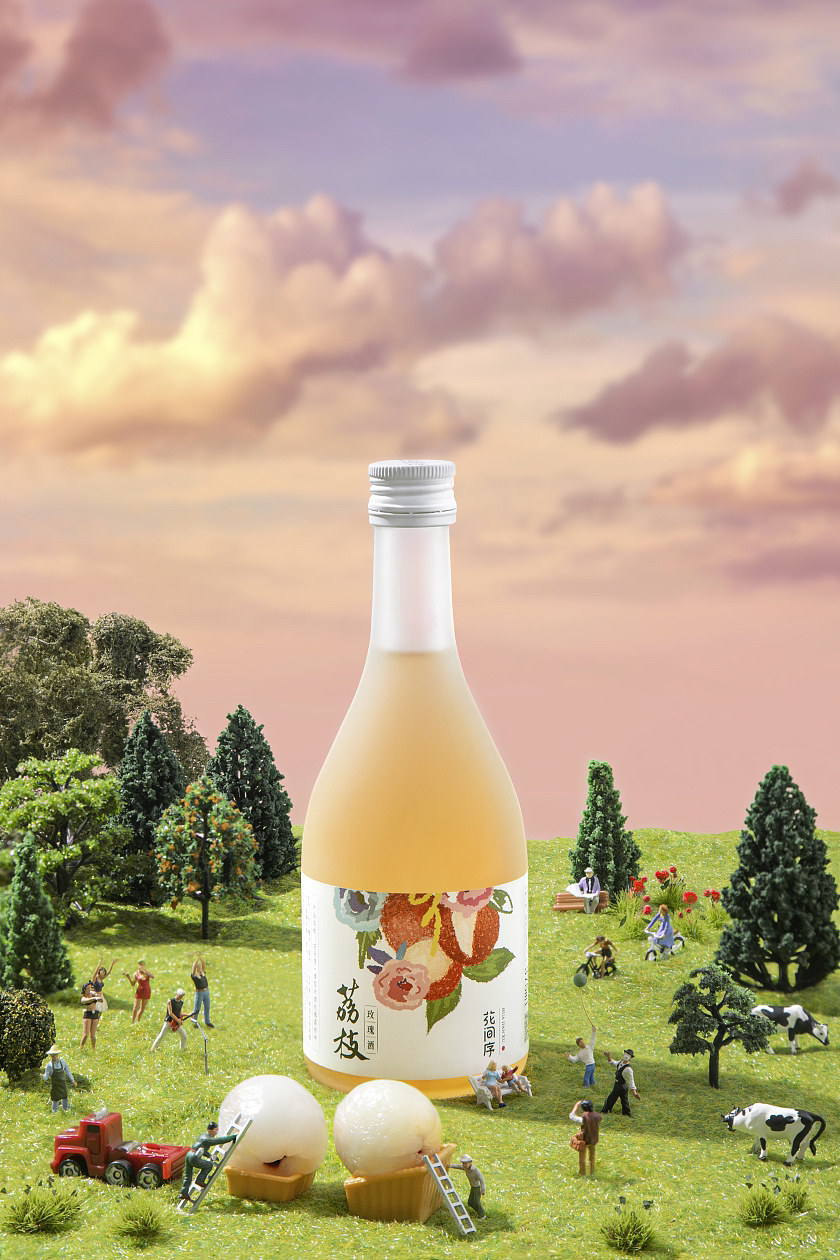 花间序饮品微观场景图