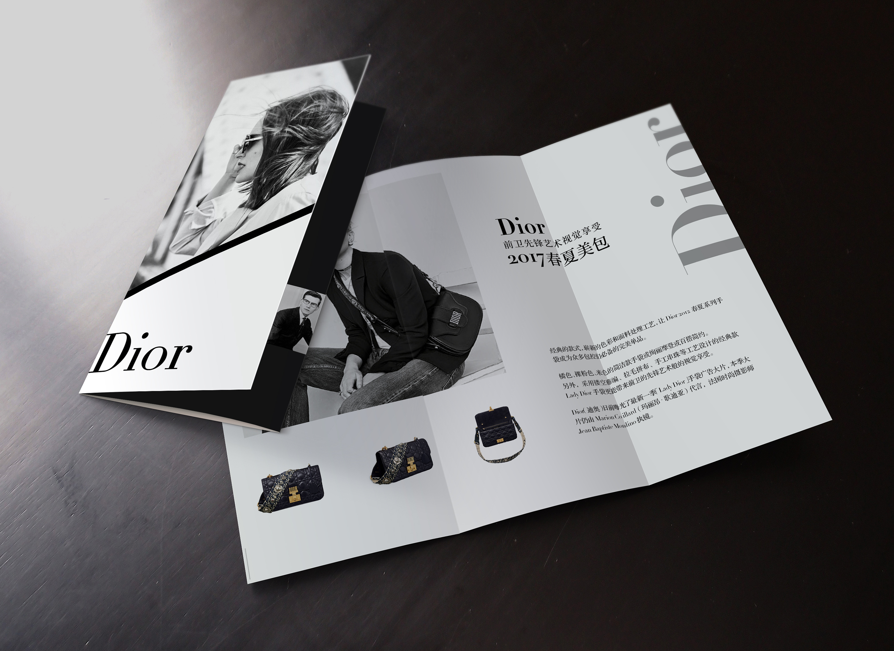 原创dior三折页|平面|宣传物料|孙小飞z - 原创作品 - 站酷 (zcool)