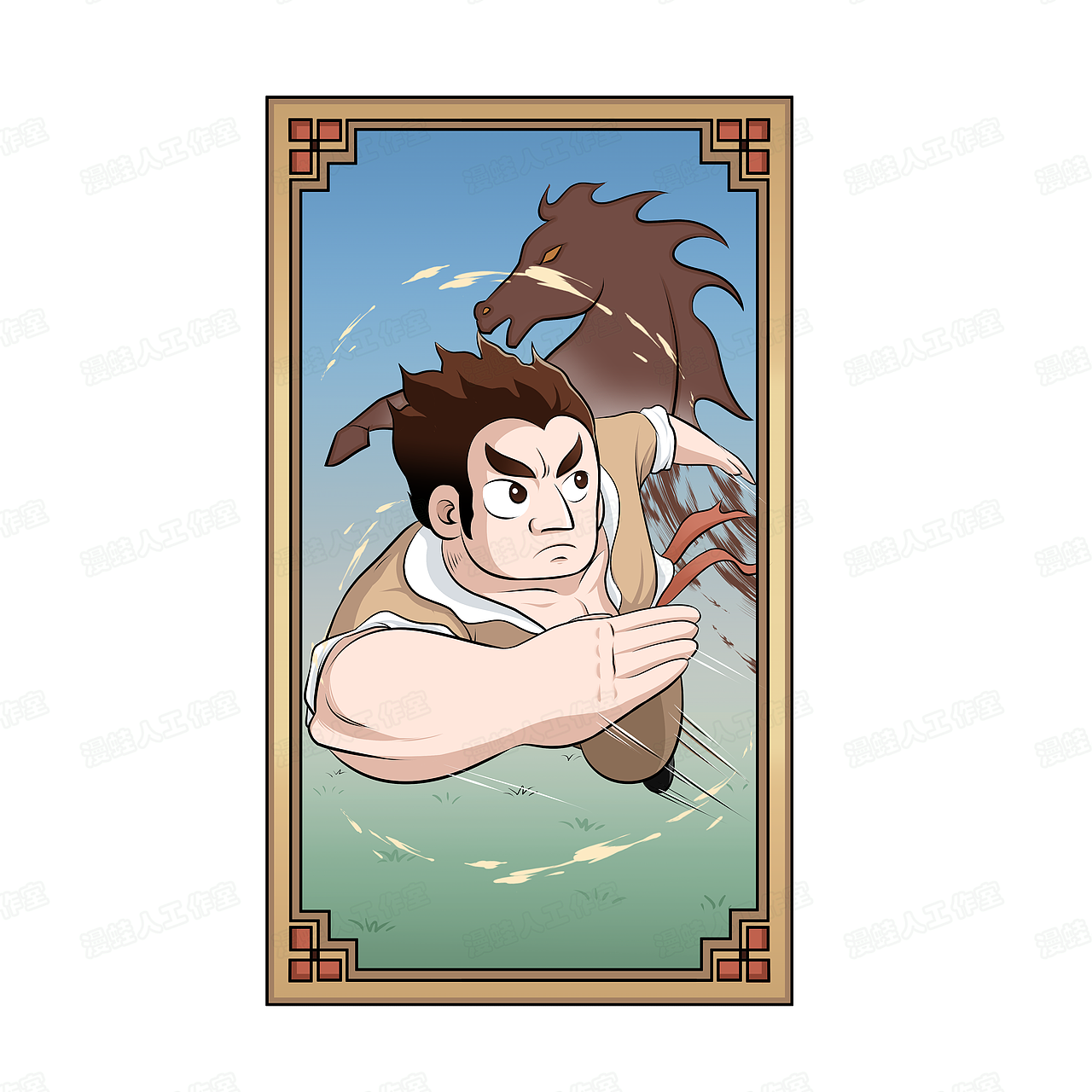 期刊杂志漫画文学插图