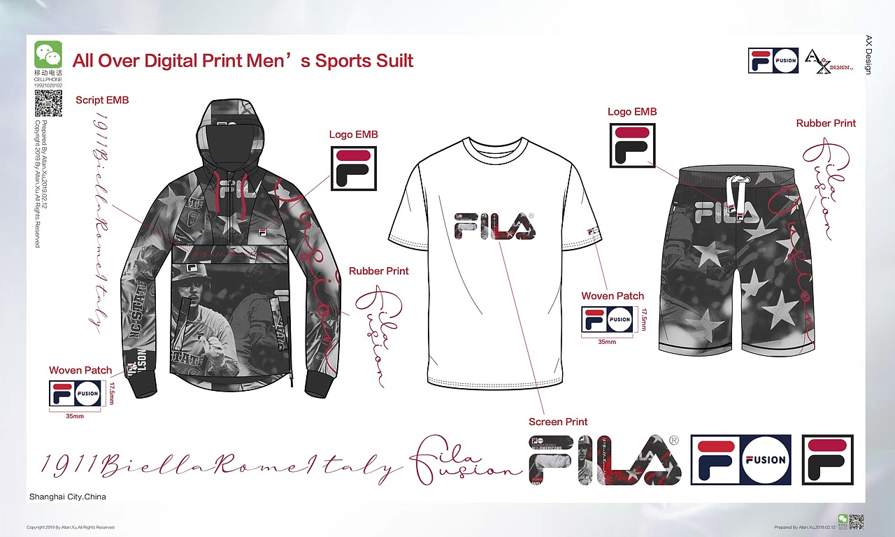 Fila 2020 AW 提案设计（图ZMTk4NDY0NTA4） - 休闲/流行服饰 - 站酷设计师AllanXu3000原创素材 - 站酷ZCOOL