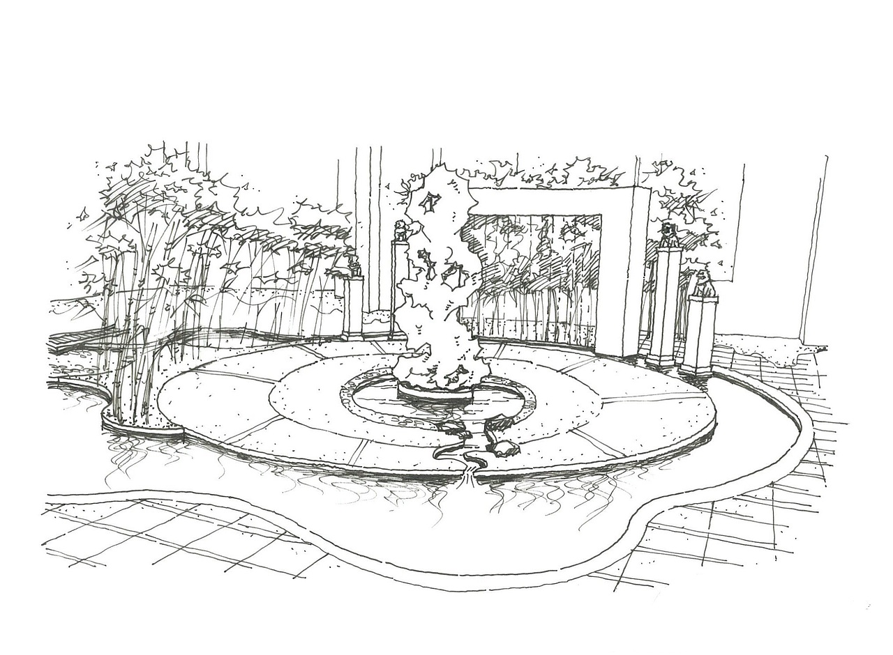 景观手绘作品（图ZMzEwMzc0MTI=） - 景观设计 - 站酷设计师月野兔V原创素材 - 站酷ZCOOL