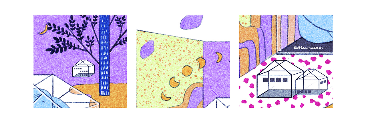 Me escondí 藏起来（图ZMTIyMDQ2NDg0） - 创作习作 - 站酷设计师小鳄鱼zzz原创素材 - 站酷ZCOOL