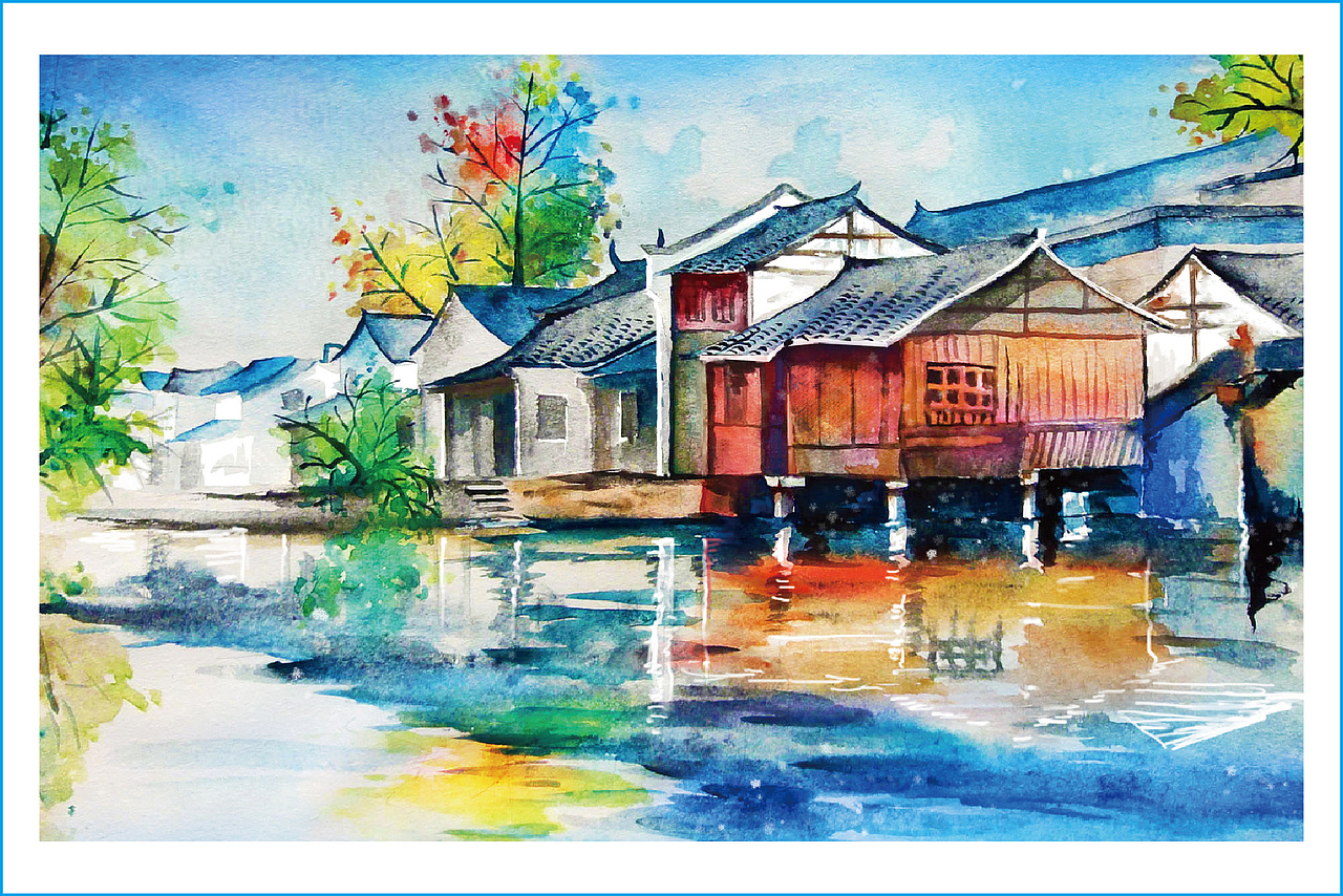 【如画之画】水彩乌镇