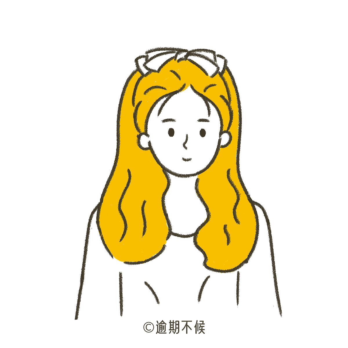 可爱女生头像一组（图ZMjYxNTU0MDA0） - 创作习作 - 站酷设计师逾期不候Echo原创素材 - 站酷ZCOOL