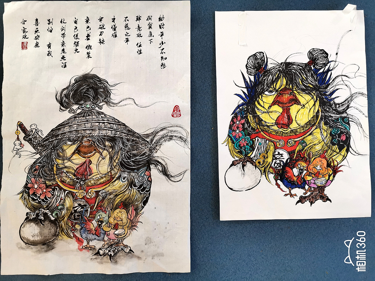 合家欢（图ZMTkyNjQ0OTQ4） - 绘画 - 站酷设计师三俗S音原创素材 - 站酷ZCOOL