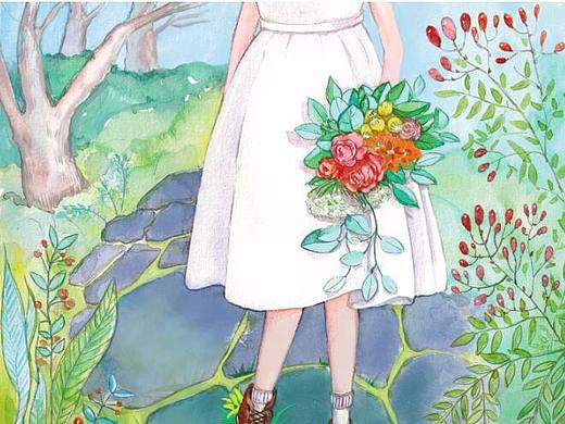 秘密花园（个人主页-ZNDE1Nzc1NDg=） - 艺术插画 - 站酷设计师梵梵fine原创素材 - 站酷ZCOOL