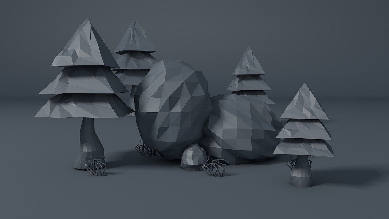 c4d建模渲染练习