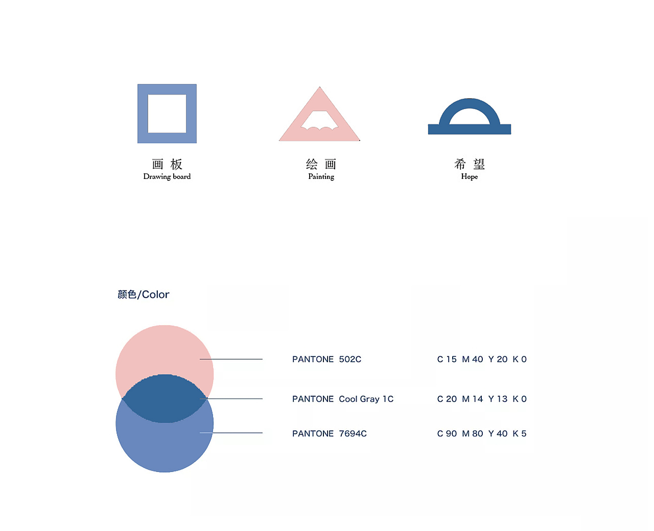 米多艺术 | 画室标志设计