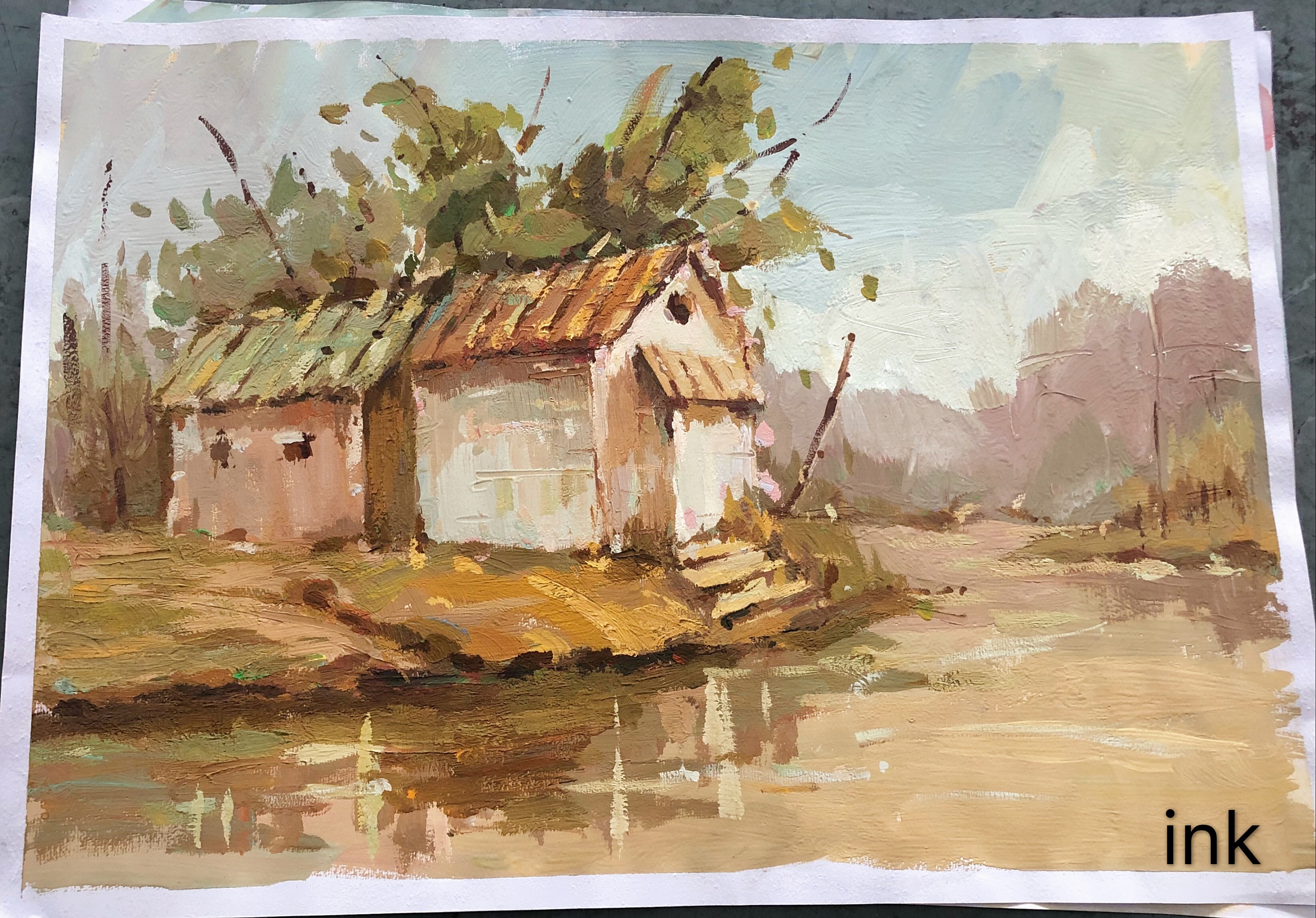 色彩风景(随笔)|纯艺术|绘画|ink1z - 原创作品 - 站酷 (zcool)