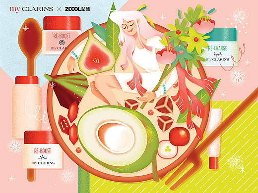 #my CLARINS 寻找天然好食肌# 