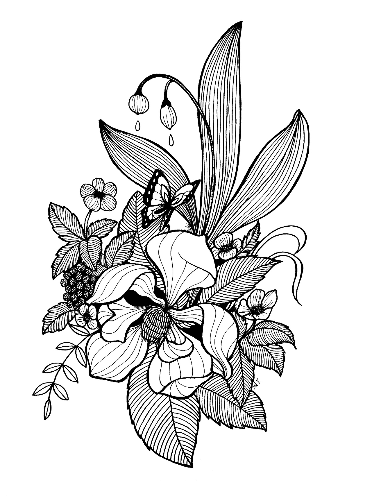 简笔画手绘线描插画（图ZMTI3OTI2MDI4） - 创作习作 - 站酷设计师会画画的云原创素材 - 站酷ZCOOL