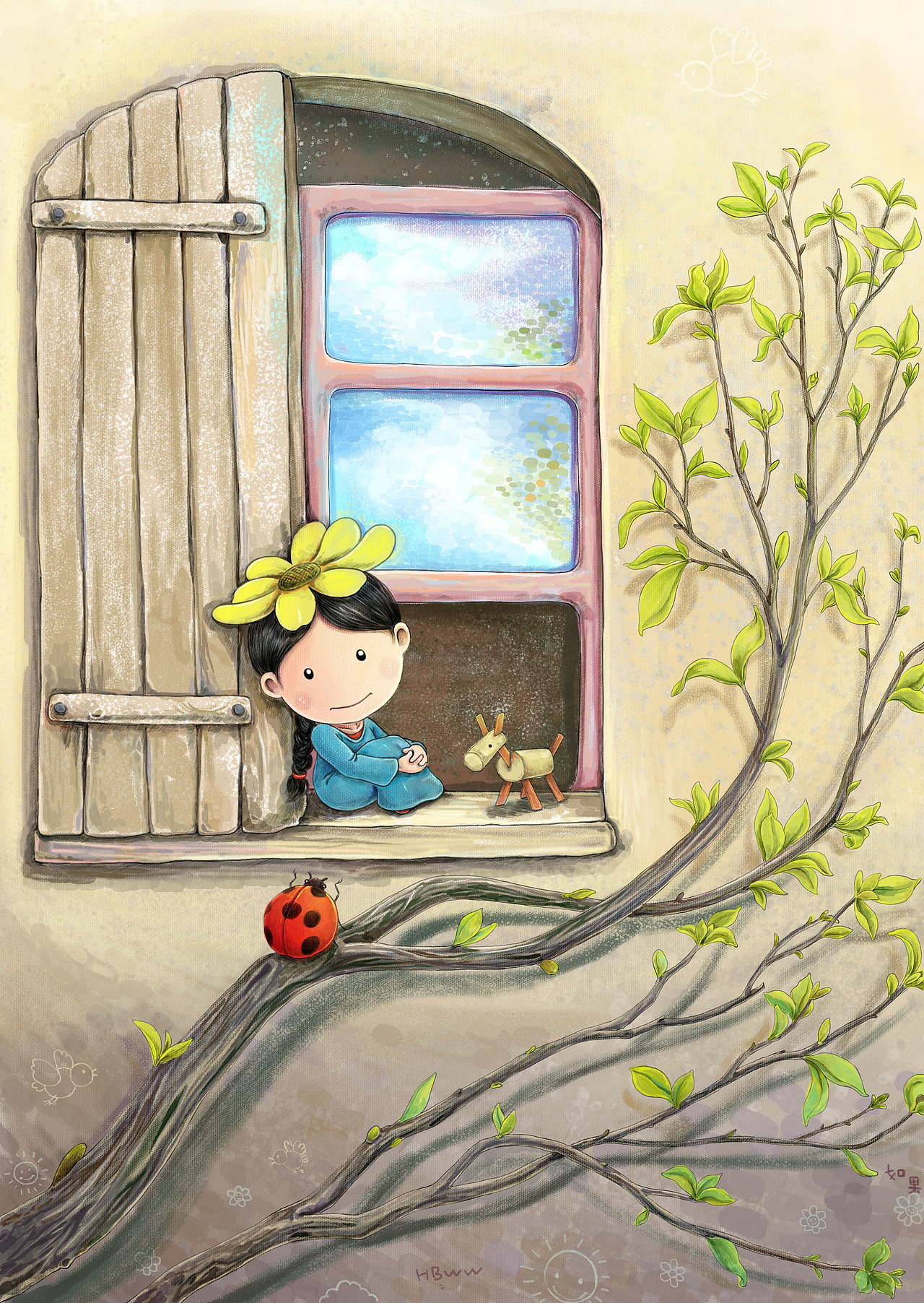 阳光心情    阳光生活创作32粉丝6169南京 | 插画师许成成工作室创作