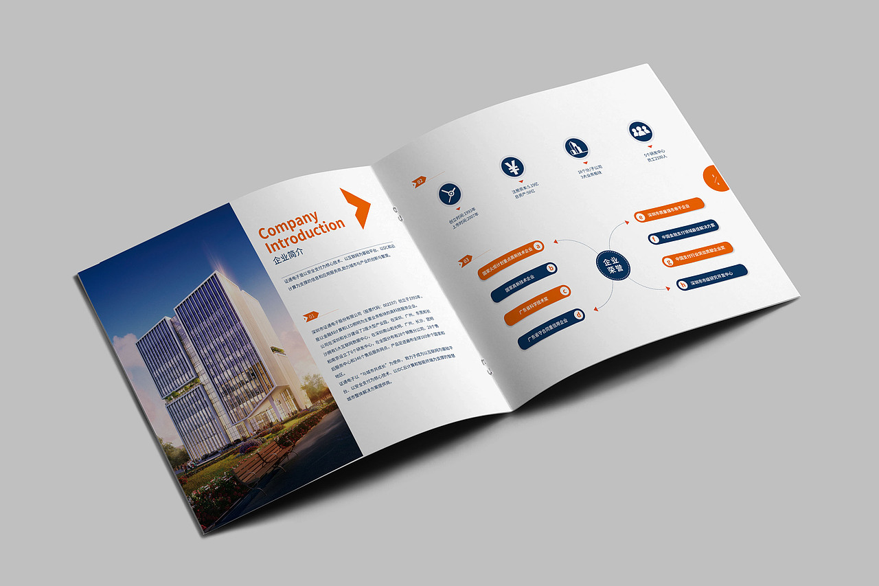 证通电子企业宣传画册