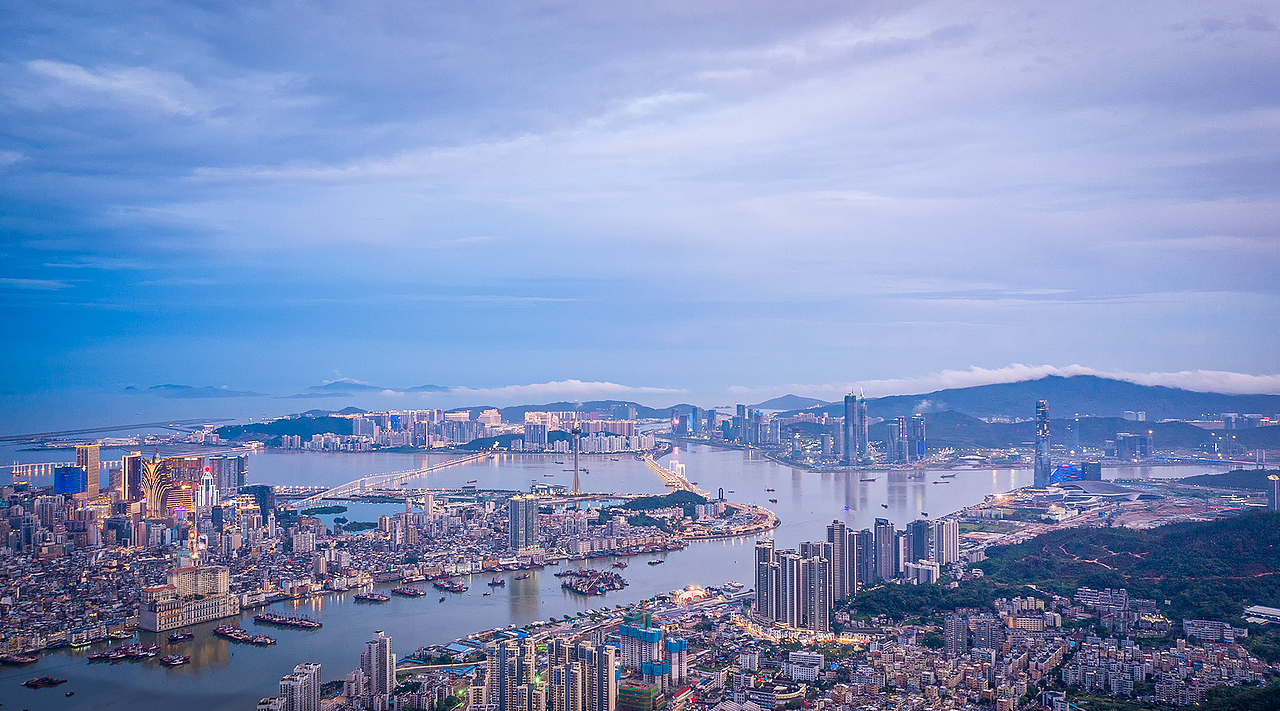 澳门的华灯初上