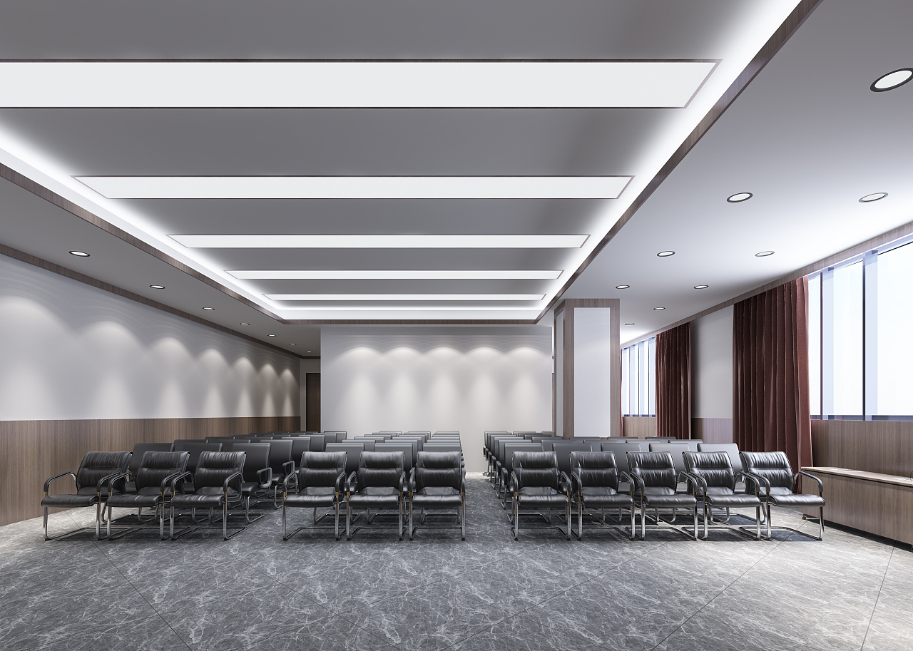 简单的会议厅效果图