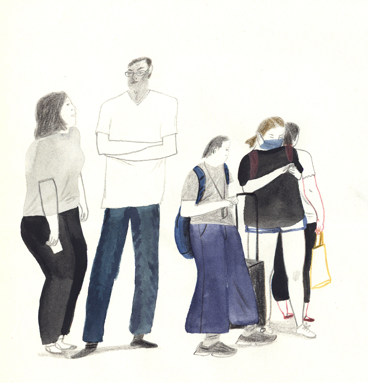 人来人往（图ZNTkxNTc2NTY=） - 商业插画 - 站酷设计师_ddni原创素材 - 站酷ZCOOL