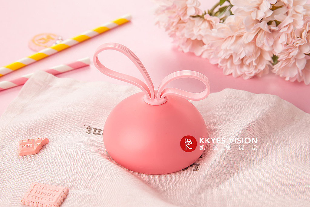 卡通 少女 水杯 可爱 保温杯 静物拍摄 产品摄影