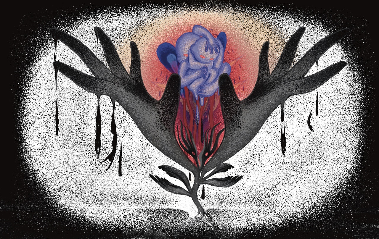 《共生》|插画|创作习作|nuo诺诺子 - 原创作品 - 站酷 (zcool)