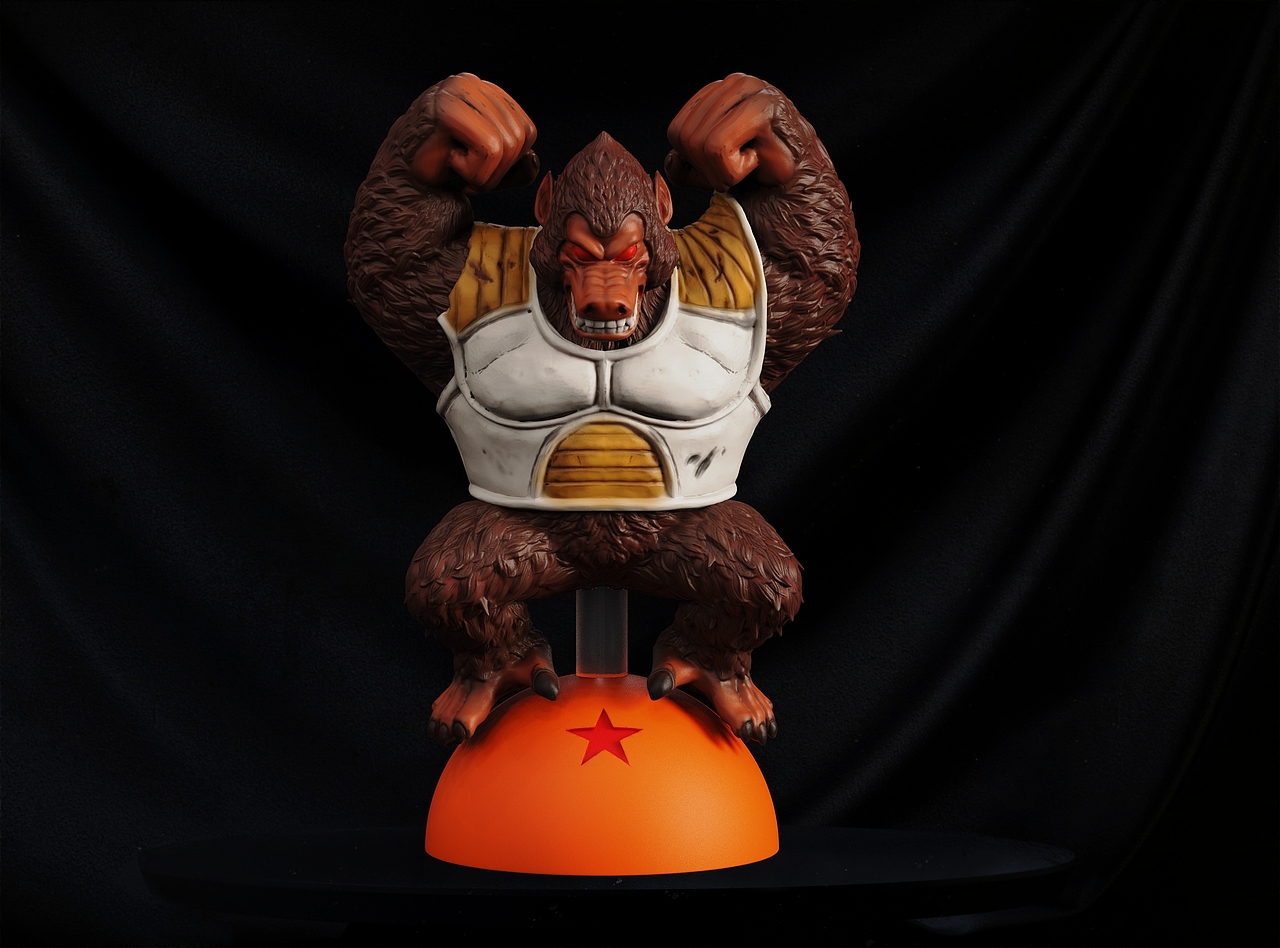 手办gk雕像七龙珠赛亚巨猿黄金巨猿