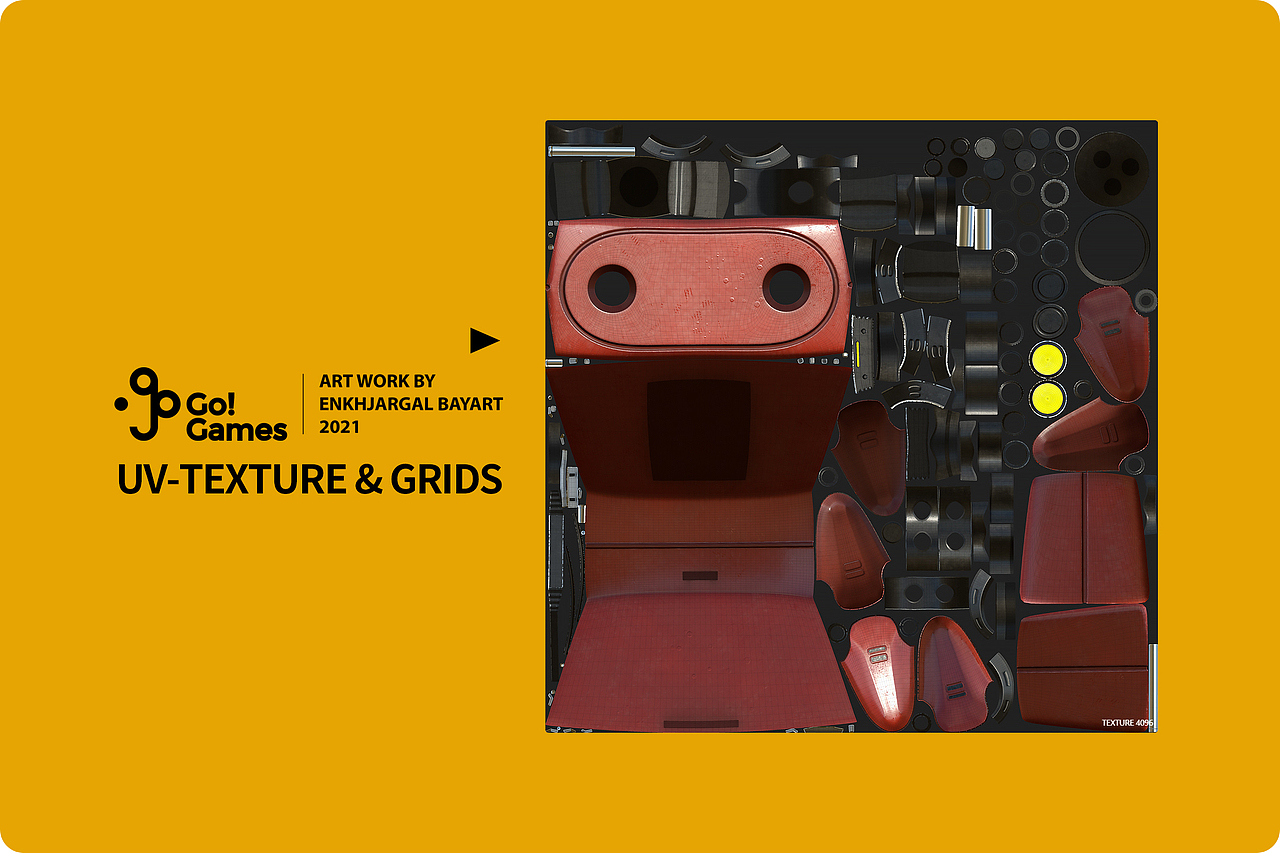 Ash the robot 机器人游戏角色(次世代模型)