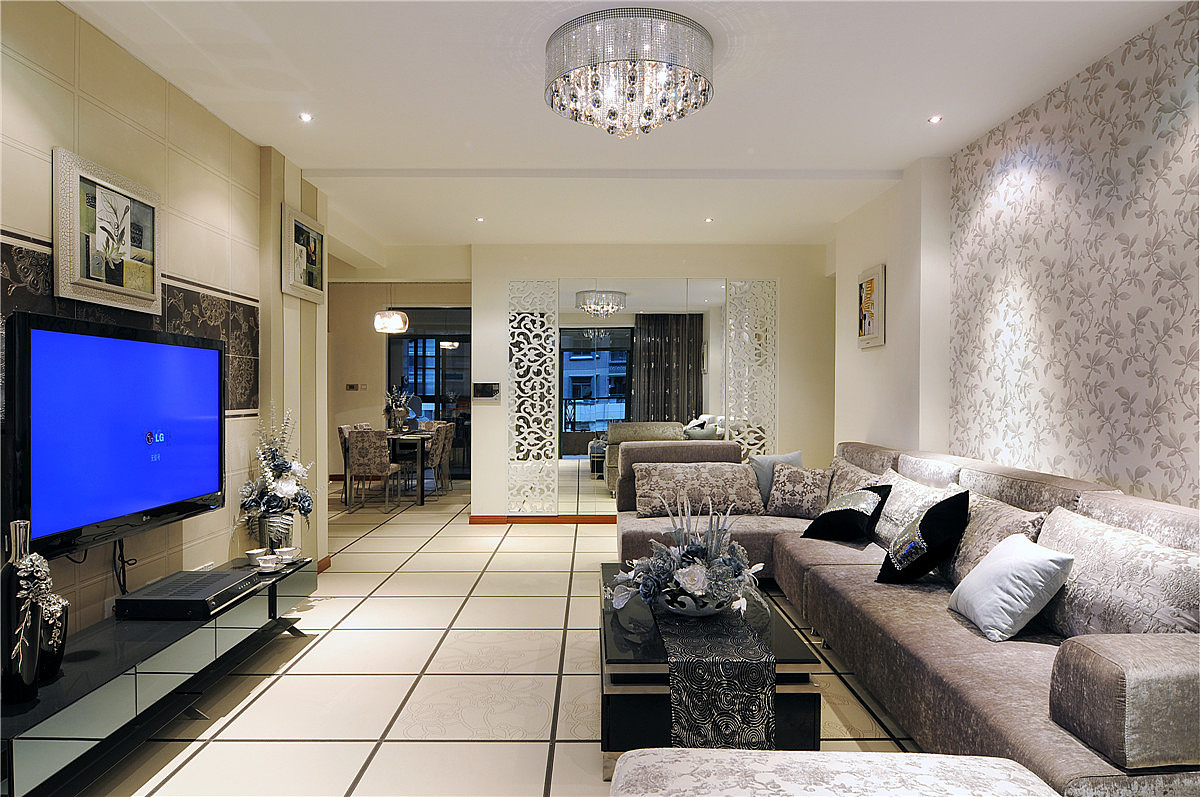 【美家堂装饰】96平米现代简约风格装修案例 双发东城印象