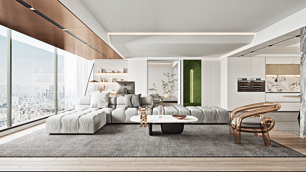 现代-中庚城起居室